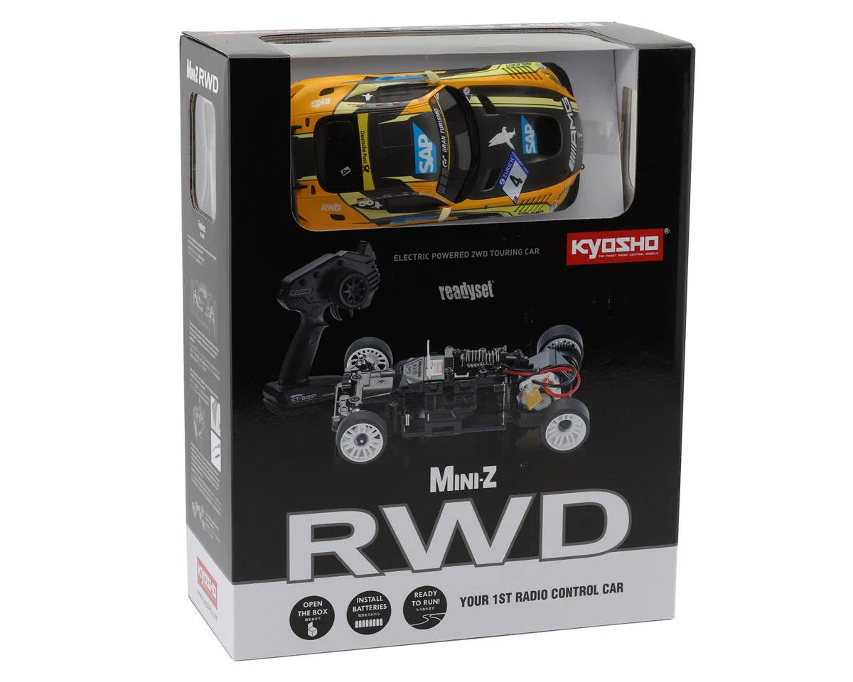 Kyosho Mini-Z MR-03 RWD ReadySet with Mercedes-AMG GT3 No.4 24H Nurburgring 2018 Body